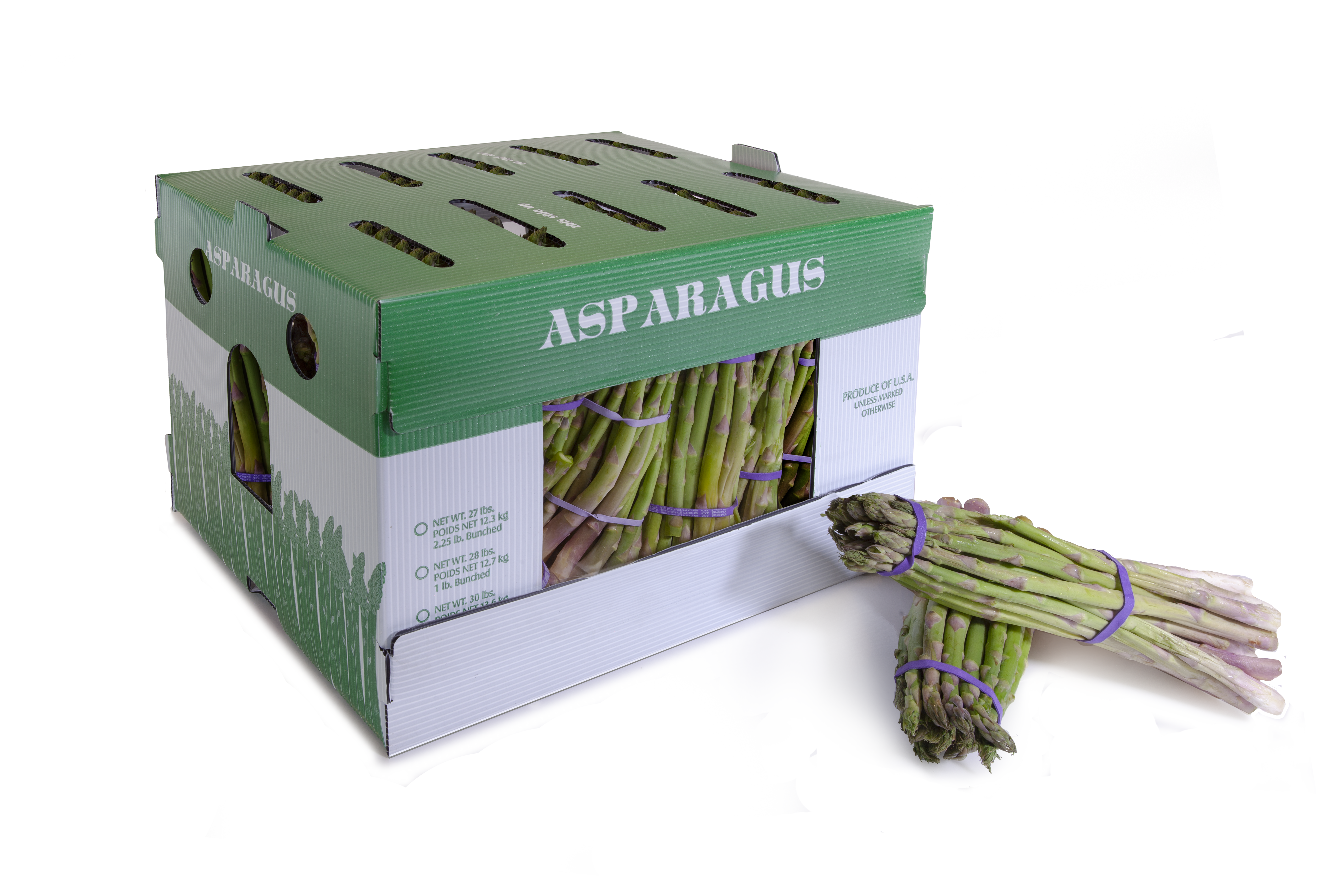PC-060 | Asparagus, 28 lb., 1 Piece Plastic Corrugated (560) ../png450/PC-060.png-1